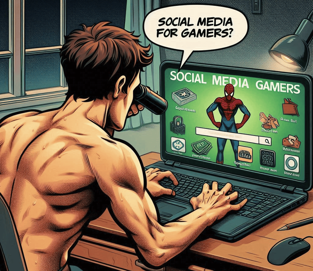 social media for avid gamers