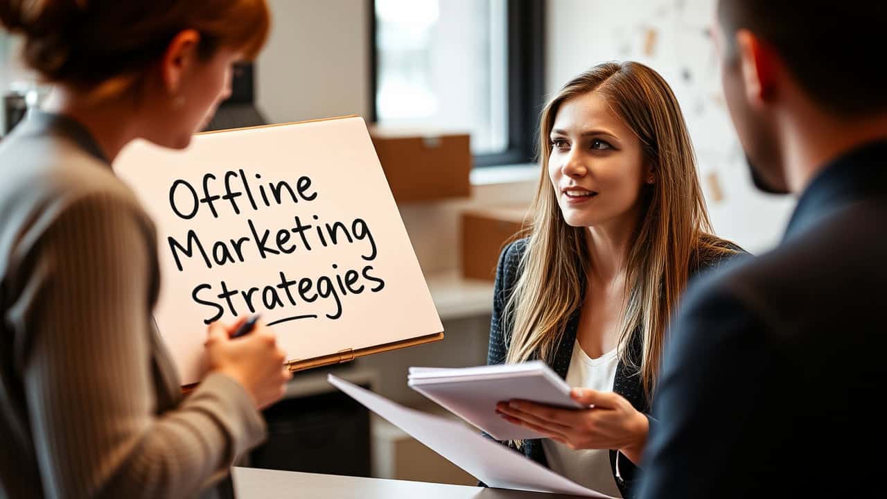 What is offline marketing strategies